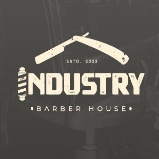 Industry Barber House Logo